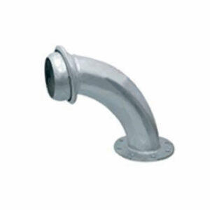 Flanged bend 90-degree with male fittings